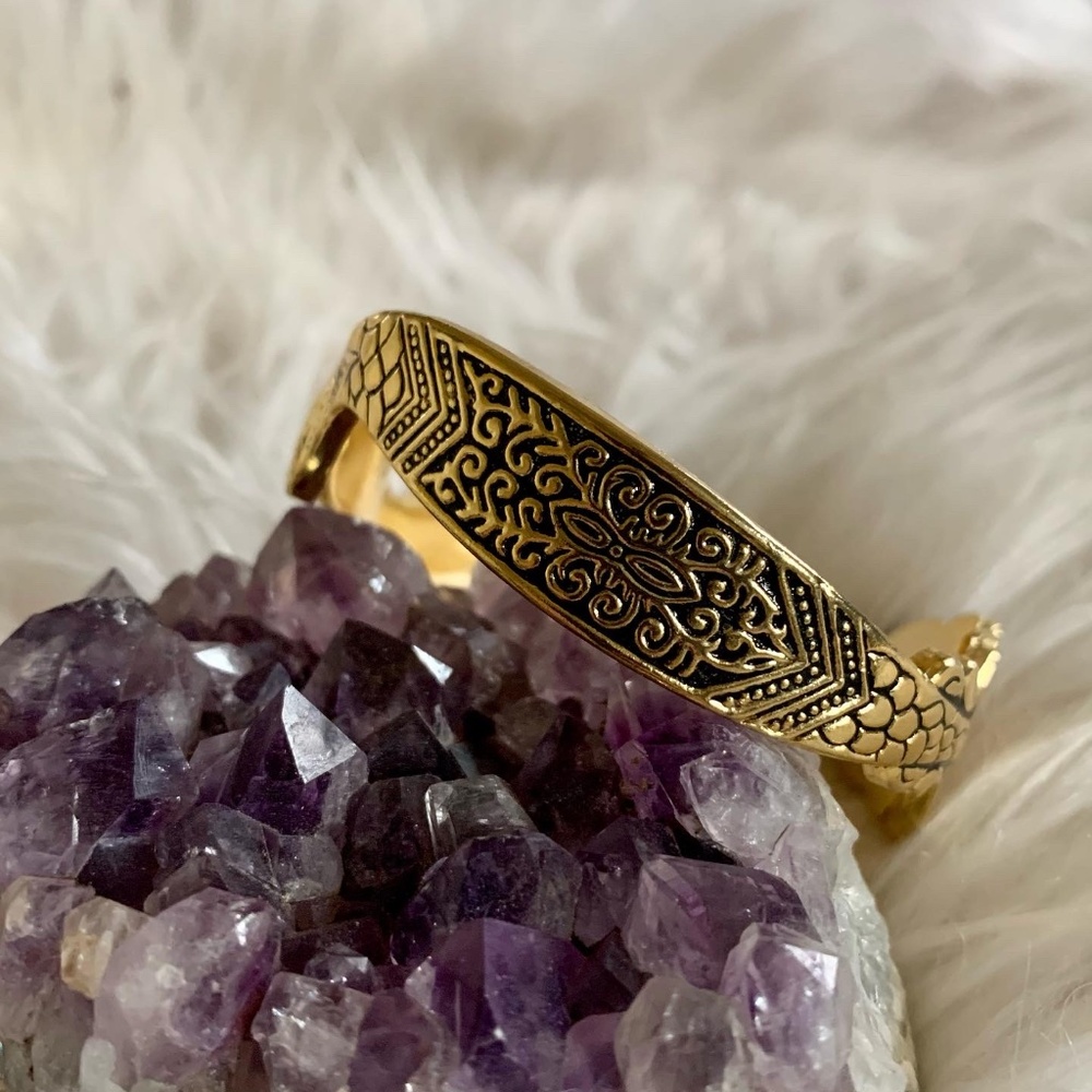 Vintage Snake Cuff Bracelet - Picture 4 of 5
